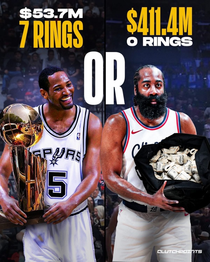 Horry：我愿意為Money Harden賺取4枚戒指 但我仍然喜歡贏得冠軍的事實(shí)